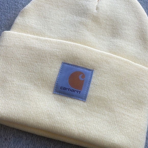 - ❤️NEW❤️ RARE YELLOW Carhartt watch Beanie New with Tags - Picture 4 of 7